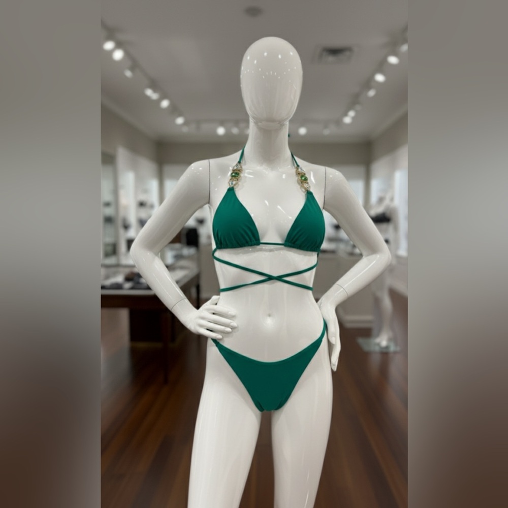Light Green Strappy Bikini